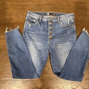 KUT FROM THE KLOTH "Donna" Fab Ab Ankle Skinny Blue Denim Jeans